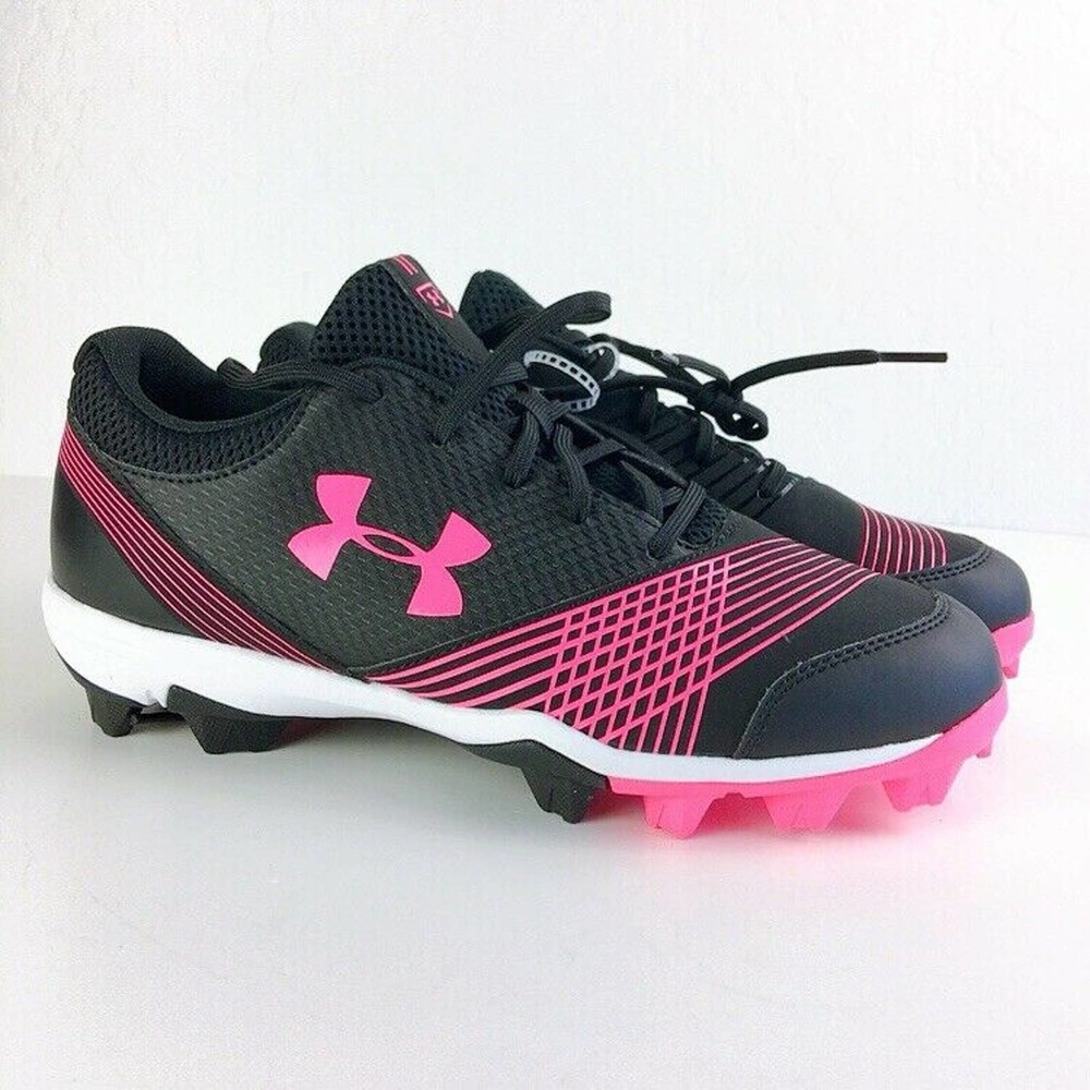 New Under Armour Glyde Rubber SoftballCleats Black